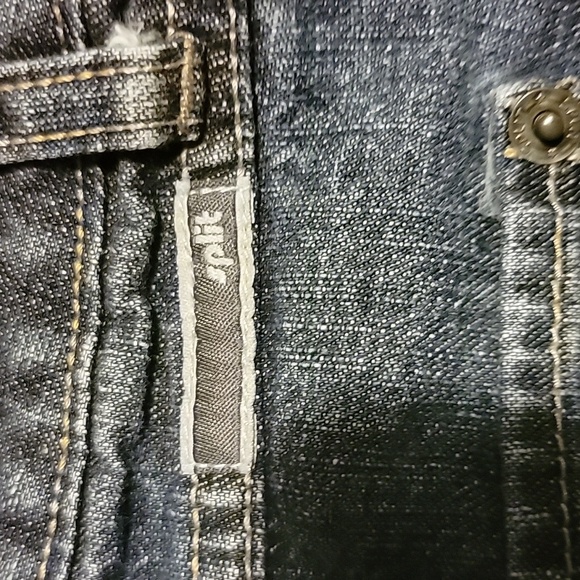 Womens Denim Split Skirt - Picture 4 of 5